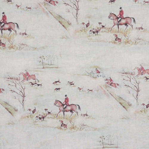 The hunt ottoman fabric - hunt,