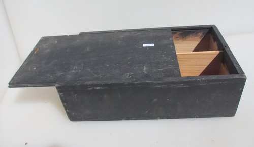 Vintage wooden box old crate - wooden,
