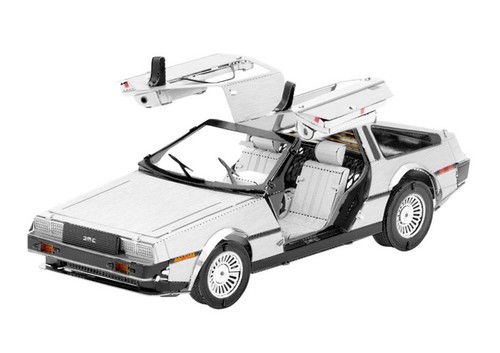 Metal model delorean - metal,