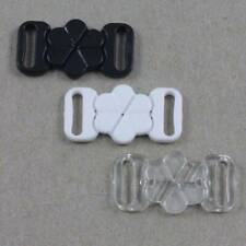 BIKINI CLIPS HOOK & SNAP PLASTIC CLASPS ~14mm STRAP~ BRA FASTENER SWIMWEAR WSR