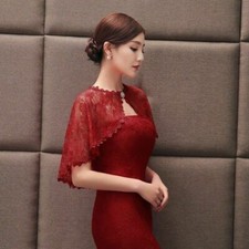 Bridal Lace Shrug Bolero Cape