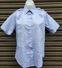 Royal Air Force Ladies RAF Issue SG Blue Polycotton Women's Short Sleeved Shirt
