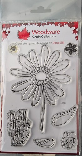 Woodware stamps petal doodles - woodware,