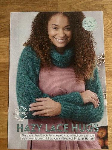 Lace sleeved wrap scarf - sleeved,