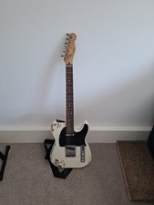 Squier Telecaster Relic Custom Classic Vibe Style - Vintage White/Black