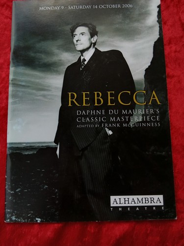 2006 rebecca theatre programme - theatre,