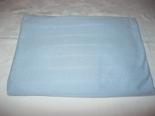 Large Double Size Pale Blue Lightweight Blanket/Throw