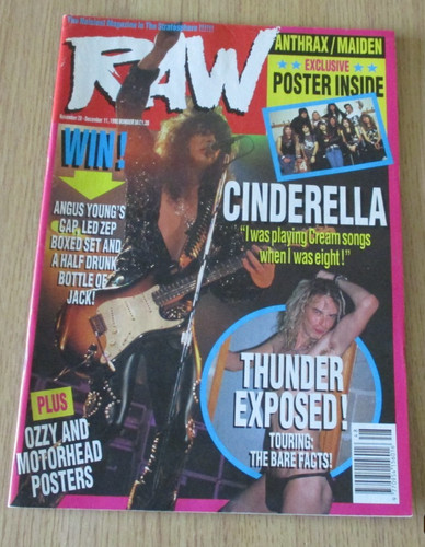 Raw heavy metal magazine 62 - metal, #62