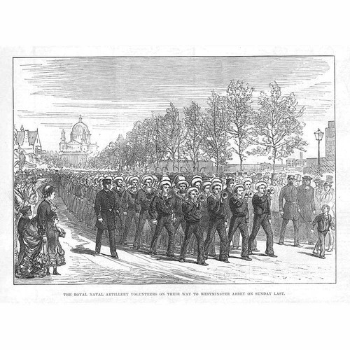 Royal naval artillery - naval,