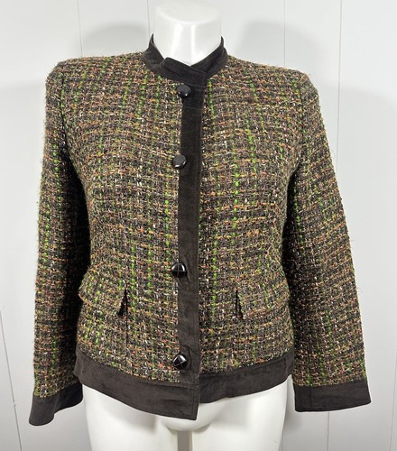 Vintage talbots brown green - /,