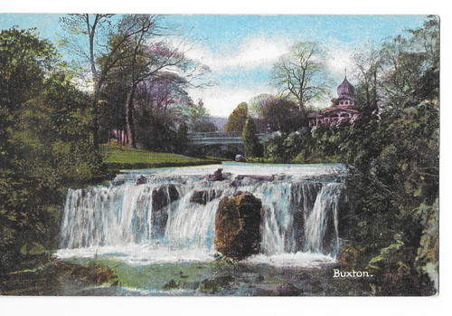 Postcard buxton view of - -,