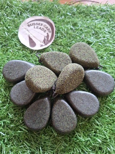 Flat pear carp fishing leads - carp,