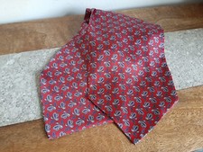 Dobell Red Paisley Pattern Cravat MOD Scarf Scooter Soul Weller Dandy Retro