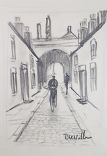 Pencil ink drawing - pencil,