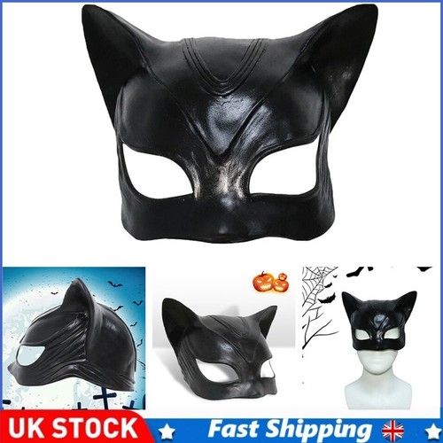 Ladies black catwoman mask - catwoman,