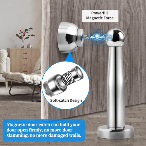 Magnetic door stop 150mm long - magnetic,