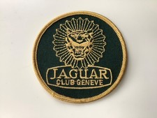 Vintage Rare Jaguar Growler Patch Badge Emblem  Jaguar Club Geneve  (Geneva)