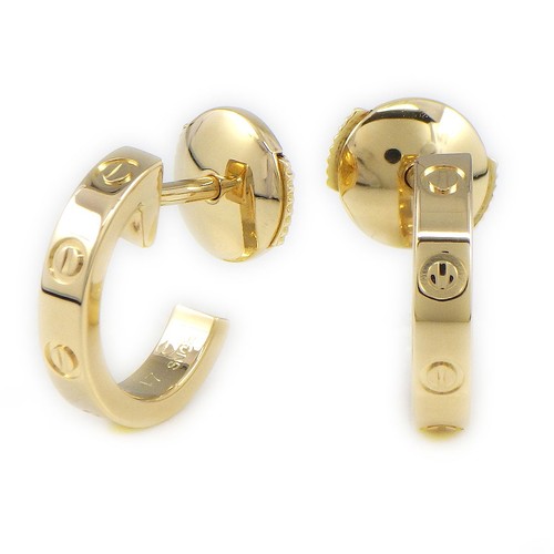 Cartier pierced earrings love - pierced,