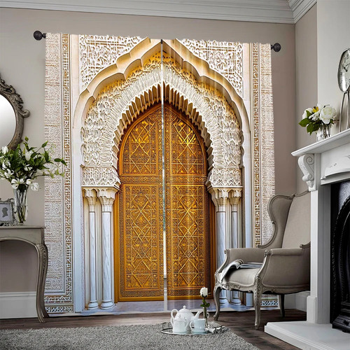 2pcs spring summer curtains - spring,