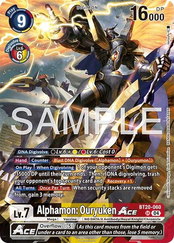 Alphamon ouryuken ace alt - alphamon:,