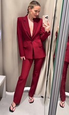 ZARA WOMAN FW25 BURGUNDY