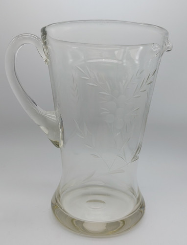 Vintage glass water jug - vintage,