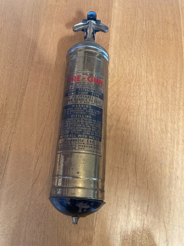 1964 vintage brass foamite - 1964,