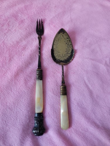 Vintage victorian mop handle - mop,