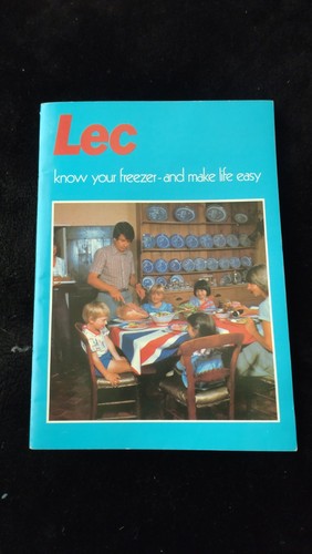 Lec fridge freezer - freezer, guidebook