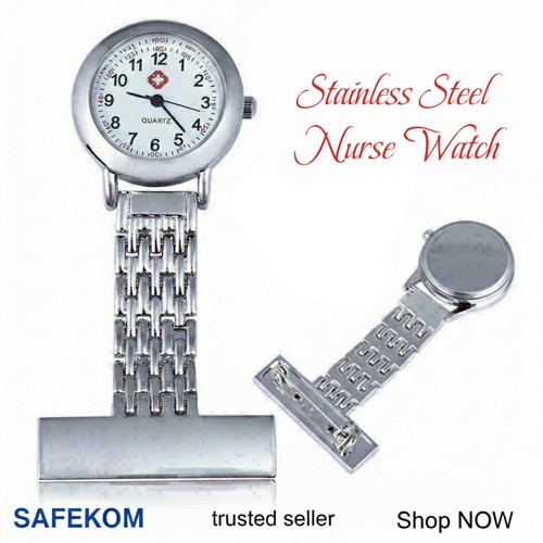 Nurse fob watch - watch, stainless