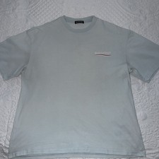 Balenciaga Wave Tee Light Blue
