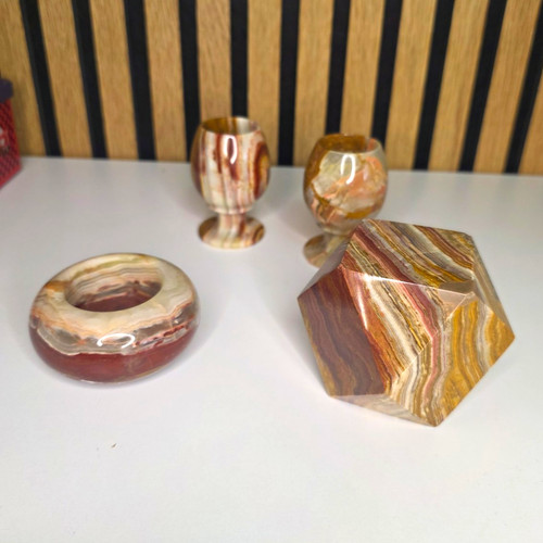 Vintage banded onyx marble - vintage,