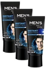3 X 50g MEN'S FAIR & LOVELY GLOW & HANDSOM INSTANT BRIGHTNESS FACE WASH 