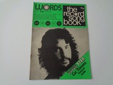 Words record song book - words,