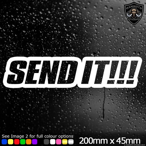 Send funny car sticker - funny,