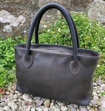 Timberland Brown Oiled / Waxed Leather Bag / Handbag