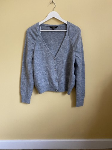 Lipsy london grey pearl button - london,