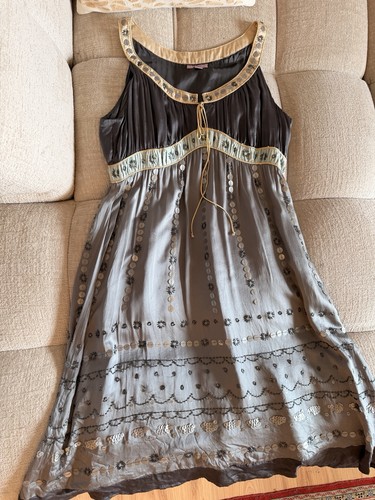 Monsoon silk beaded midi dress - monsoon,