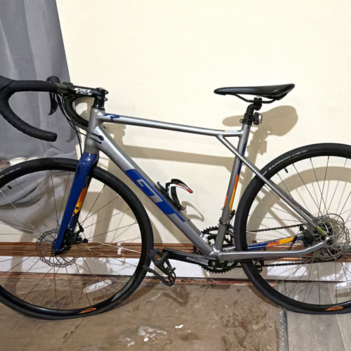 Road bike 700c grey - bike,