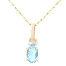 9ct Yellow Gold Oval CZ