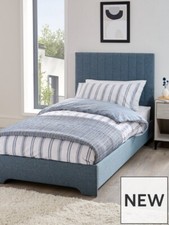 Casey Single Bed Blue Durable Stylish Bed Frame Design for Any Room in Home
