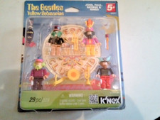THE BEATLES K'NEX YELLOW SUBMARINE MODEL FIGURES & INSTRUMENTS LIKE LEGO. FAB.