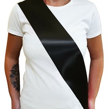 PLAIN / BLANK HEN NIGHT PARTY SASHES - CREATE YOUR OWN SASH - UNPRINTED SASH