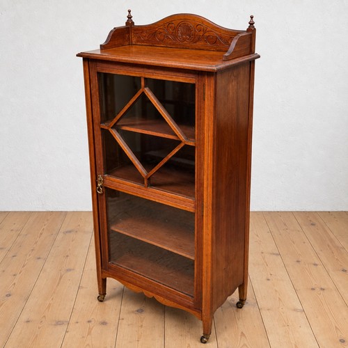 Edwardian mahogany glazed - mahogany,