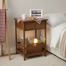 Side Table With Drawer Storage