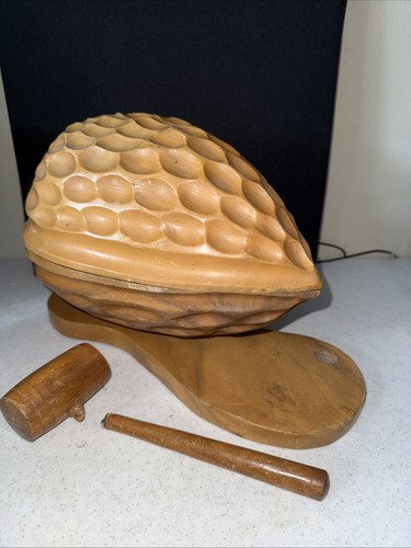 Vintage hand carved wooden - vintage,