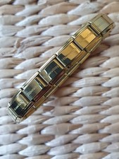 Nomination Classic Stainless Steel Starter Bracelet With 18  Links NEW  Gold