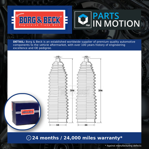 Steering rack boot - rack,