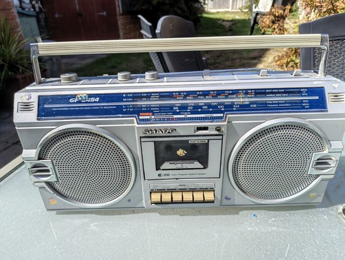 Vintage sharp gf5454 boombox - vintage,
