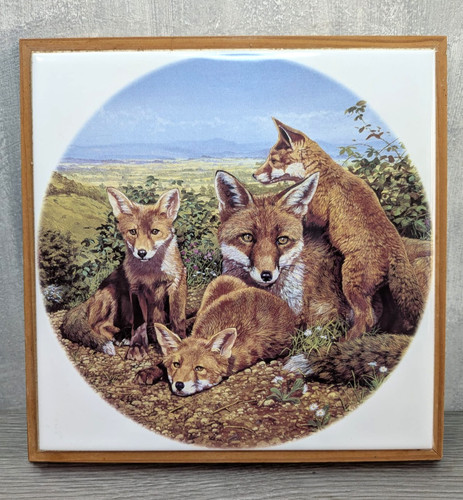 Vintage ceramic fox - vintage,